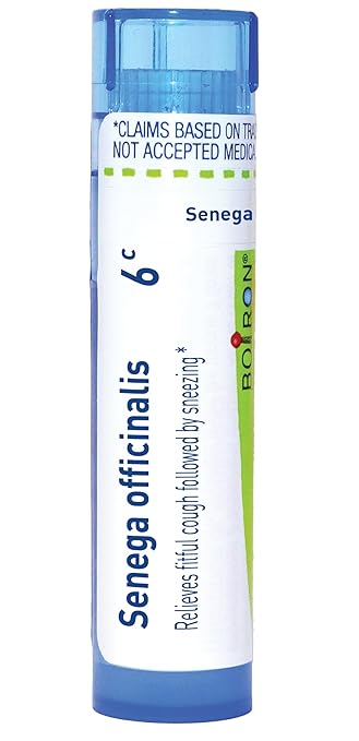 Boiron Senega Officinalis 6C for Fitful Cough Followed by Sneezing - 80 Pellets