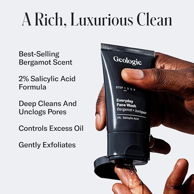 Ultimate Skincare Bundle by Geologie – Dermatologist‑Designed Skin Health System with Retinol, Vitamin C, Niacinamide & SPF30 – Targets Wrinkles, Dark Spots, Dullness & Sun Damage with 2 Face Washes