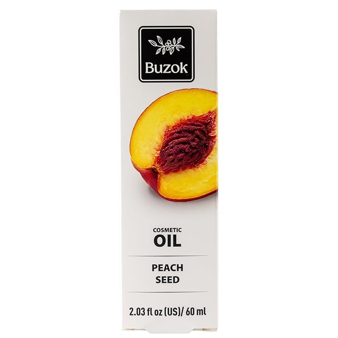Cosmetic Carrier Oil Collection – Natural Plant Oils for Skin Care, Massage & DIY Beauty Use – Multiple Oils Available – For External Cosmetic Use (Peach Kernel)