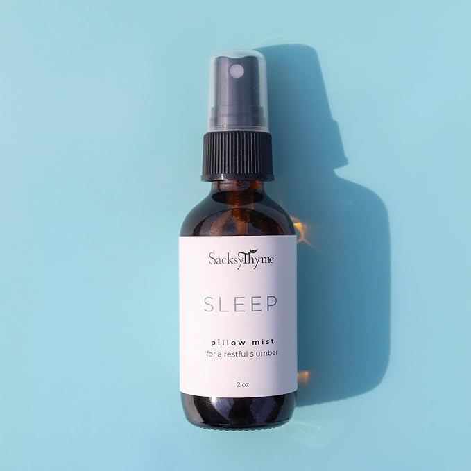 Sleep Pillow Spray for Relaxation - Natural Lavender Chamomile Aromatherapy Mist, Plant-Based Calming Linen & Bedroom Spray, Made in USA (2 oz)