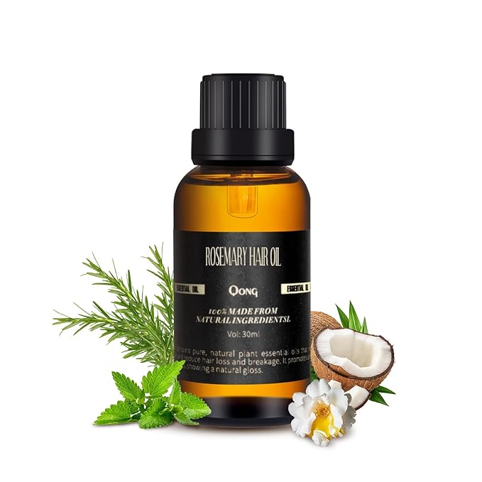 Rosemary Oil Blend, Rosemary Essential Oil, Enhances Hair Thickness and Used for Sleep, Acne Treatment, Scalp Care, Essential Oils for Diffusers for Home - 30ML
