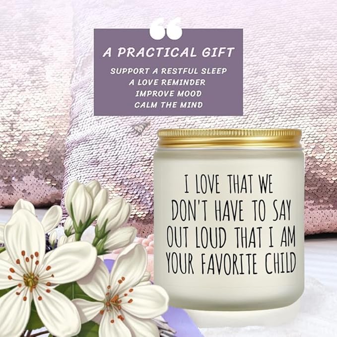 Vanilla Scented Soy Candles - Long Lasting Gifts for Dad, Mom & More