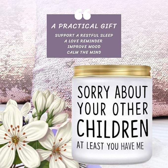 Fathers Day Gifts, Candle Birthday Gifts for Mom, Dad, Men, Women from Daughter and Son, Funny Long Lasting Vanilla Soy Scented Candles, Gifts for Mom, Dad Gifts Ideas, Unique Presents for Mom and Dad
