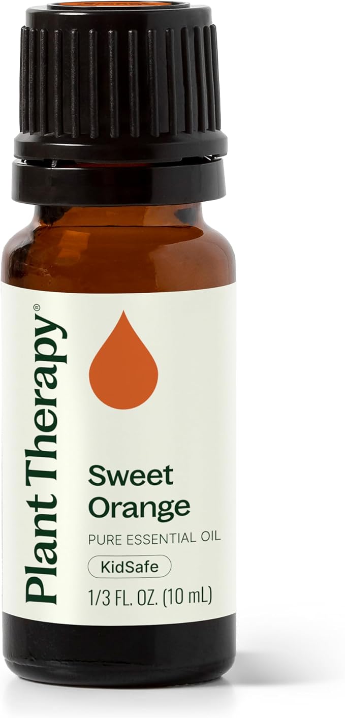 Plant Therapy Sweet Orange Essential Oil 100% Pure, Undiluted, Natural Aromatherapy, Therapeutic Grade 10 mL (1/3 oz)
