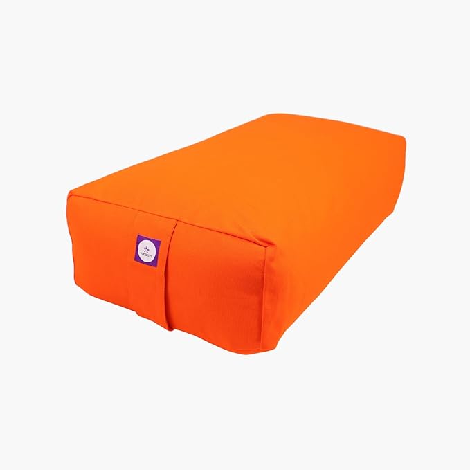 Rectangular Cotton Yoga Bolster, Yoga Pillow, Yoga Cushion, Yin yoga Bolster, Iyengar yoga bolster