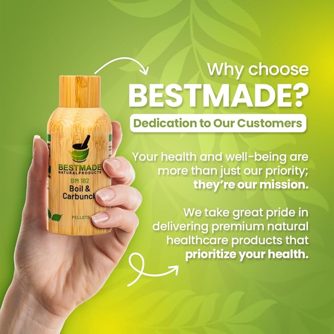 Bestmade Natural Products Boil & Carbuncle BM182 - Maximum Strength Natural Remedy That Helps Remove Boils, 140 Pellets