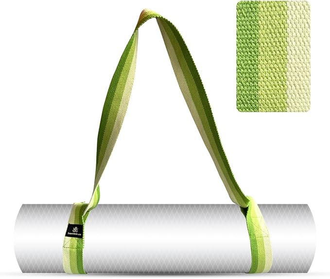 Samadhaan Yoga Mat Carrier Strap | Adjustable Mat Holder Sling for Carrying Mats | Thick & Comfy Texture | Yoga Mat Strap