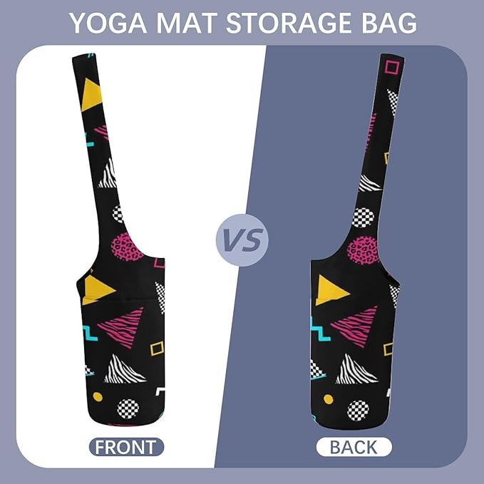 Aiyoolee Yoga Mat Bag Large Tote Carrier Holder with Water Bottle Pocket Yoga Bags