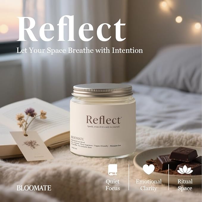 Bloomate Awake Candle – Handcrafted 3.5 oz Soy & Coconut Wax | Eucalyptus, Citrus & Pine | Plant-Based & Clean-Burning
