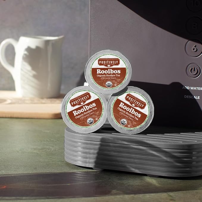 Organic Positively Tea Company, South African Rooibos Tea, K-Cup Compatible, 24 Pods