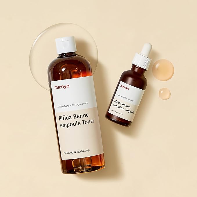 MANYO Bifida Biome Complex Ampoule Serum, Skin Rejuvenating and Skin Barrier Repair with 10 Types of Hyaluronic Acid & Probiotics, Glow Skin, Anti-aging, Korean Skincare 1.7 fl oz (50ml)