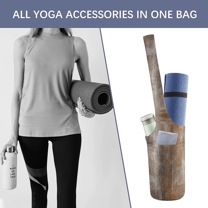 KKdskkds Fantasy Evil EyesYoga Mat Bag Large Opening Long Tote Yoga Mat with Pocket Fit Most Size Mats