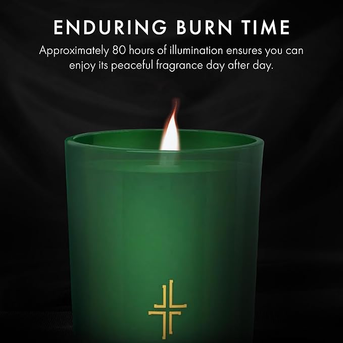 SAINT X Ali Landry Sacrament Scented Candle - Cashmere & Lilies Soy Coconut Aromatherapy Candle - Long-Lasting 80-Hour Burn Time - Decorative, Relaxing, Fragrant Home Decor & Gift