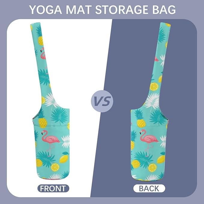 Meaudiwes Large Yoga Mat Bag Fit Most Size for Ladies Yoga Mats Carrier Bags Multi-Functional Exercise Mat Holder Storage Bag