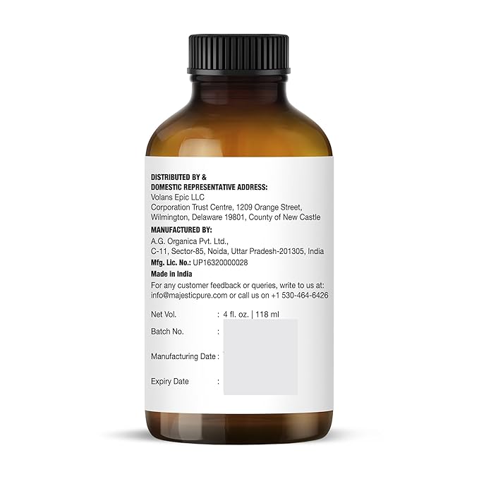 Majestic Pure Essential Oil with Glass Dropper - 100% Pure and Natural - Essential Oils for Diffuser, Aromatherapy, Soap and Candle Making, Tea Tree Essential Oil, Tea Tree Oil, 4 Fl Oz