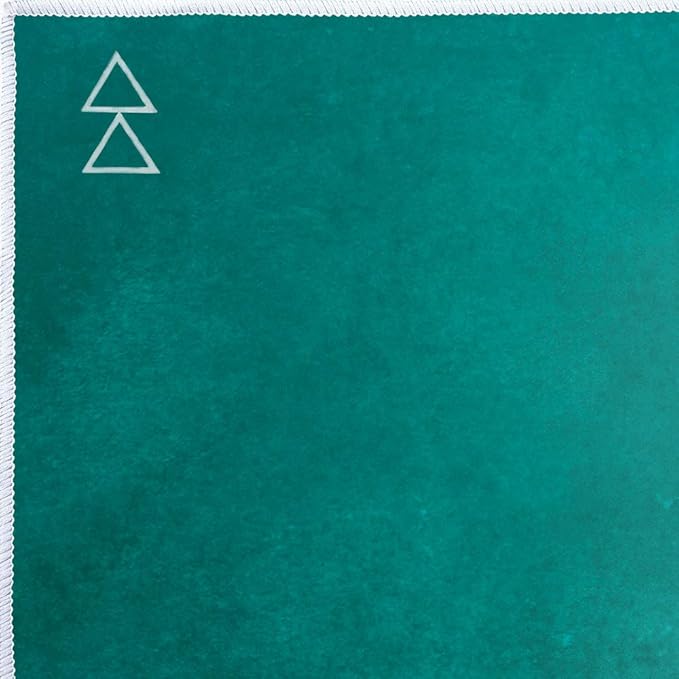 yogadesignlab | The HOT Yoga Towel | Premium Non Slip Colorful Towel | Designed in Bali | Eco Printed + Quick Dry + Mat Sized | Ideal for Hot Yoga, Bikram, Ashtanga, Sport, Travel! (Aegean Green,)