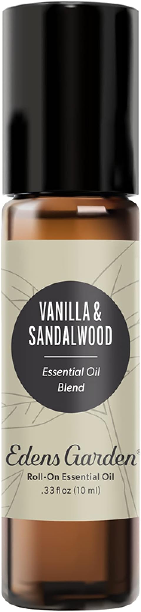 Edens Garden Vanilla Sandalwood Essential Oil Roll-On Blend- 100% Pure Premium Grade, Natural, Therapeutic, Aromatherapy, Kid Safe, Best for Gifts, Wellness, Relaxation Pre-Diluted 10 ml (.33 fl oz)