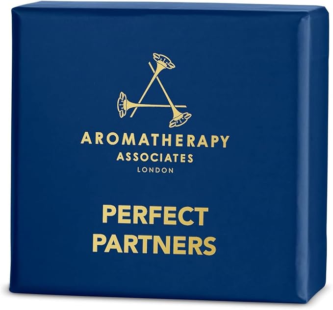 Aromatherapy Associates Perfect Partners Gift Set. 2 Premium Bath and Shower Oils (0.3 fl oz each) in Decorative Gift Box. Includes Deep Relax and Revive Morning Blends