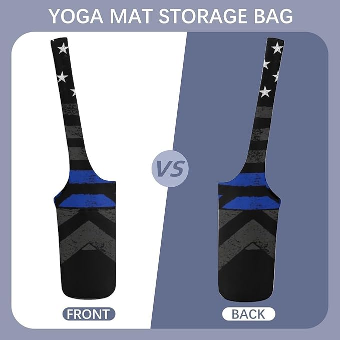 Aiyoolee Yoga Mat Bag Large Tote Carrier Holder with Water Bottle Pocket Yoga Bags