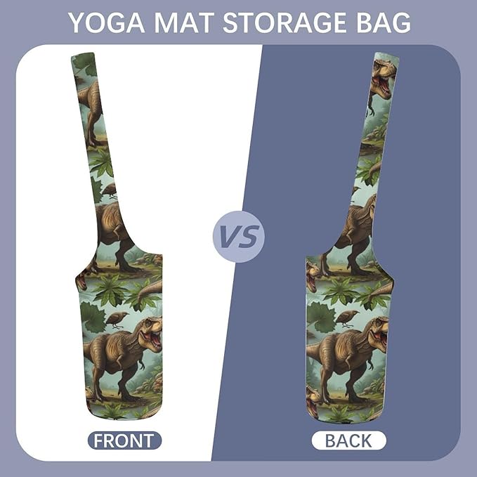 Aiyoolee Single Shoulder Yoga Mat Carrier Bag Portable Spacious with Pocket for Yoga Gym Fitness Travel