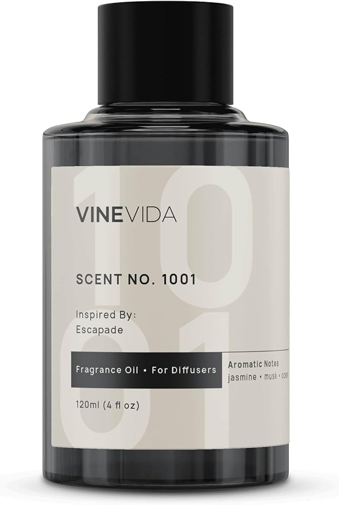 VINEVIDA (4oz) Hotel Fragrance Diffuser Oil - 5 Star Scent for Home - Cold Air Diffuser Oil - Essential Oil No.1001 Inspired by Ritz Carlton