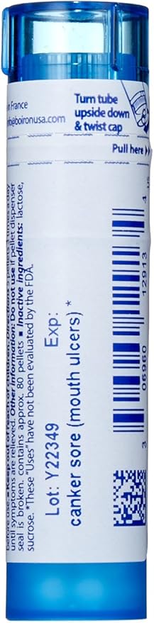 Boiron Homeopathic Medicine Borax, 30C Pellets, 80-Count Tubes (Pack of 5)