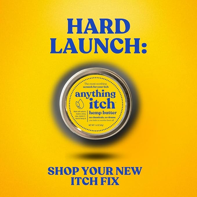 All-Natural Itch Relief Cream, Herbal Balm, Soothes Itching & Discomfort - Moisturizes for Itching, Rashes, Dryness, and Chafing