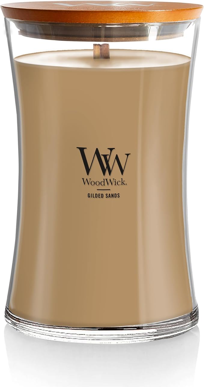 WoodWick Gilded Sands Large Hourglass Candle