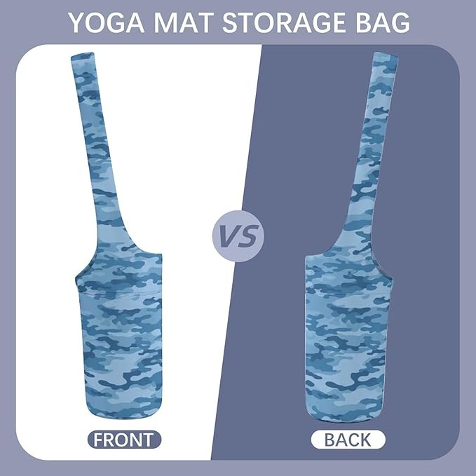 Meaudiwes Stylish Yoga Mat Bags Sports Yoga Totes Fits Most Size Mats Exercise Mat Carrier Storage Bag Yoga Gifts for Women