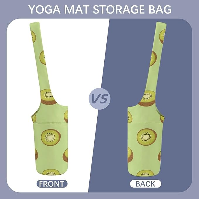 Meaudiwes Large Size Yoga Mat Bag with Long Strap, Yoga Mats Carrier Storage Bag, Exercise Mat Holder Accessories