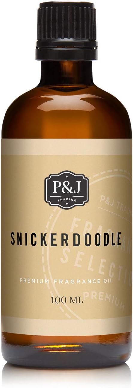 P&J Fragrance Oil Snickerdoodle 100ml - Candle Scents, Soap Making, Diffuser Oil, Fresh Scents