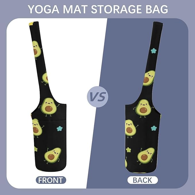 Aiyoolee Yoga Mat Bag Large Tote Carrier Holder with Water Bottle Pocket Yoga Bags