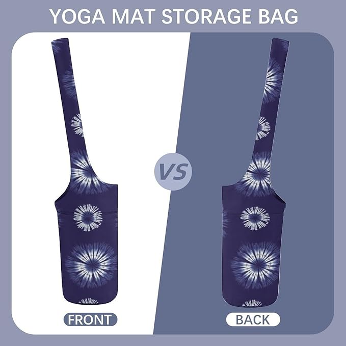 Meaudiwes Stylish Yoga Mat Bags Sports Yoga Totes Fits Most Size Mats Exercise Mat Carrier Storage Bag Yoga Gifts for Women