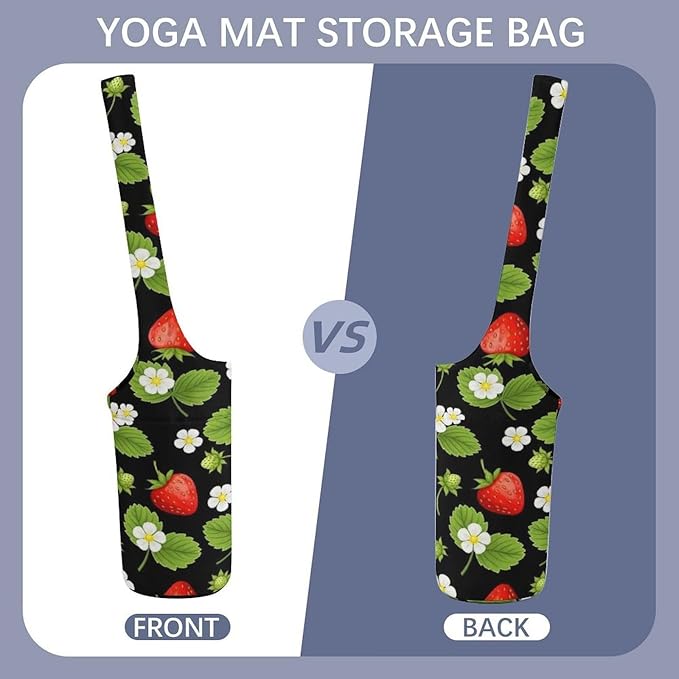 Meaudiwes Large Yoga Mat Bag Fit Most Size for Ladies Yoga Mats Carrier Bags Multi-Functional Exercise Mat Holder Storage Bag