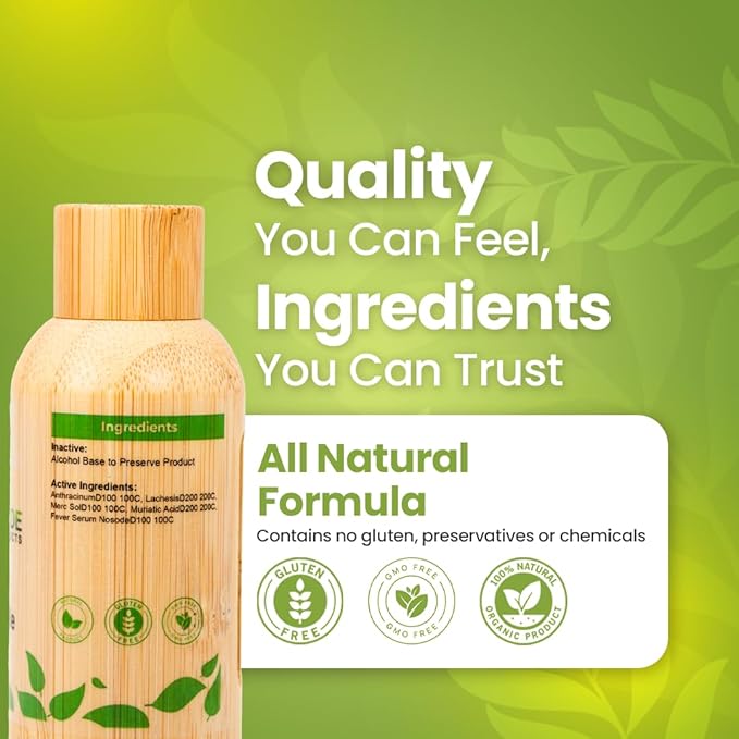 Bestmade Natural Products Boil & Carbuncle BM182 - Maximum Strength Natural Remedy That Helps Remove Boils, 30mL Drops