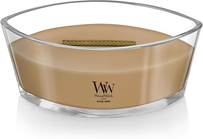 WoodWick Gilded Sands Ellipse Candle