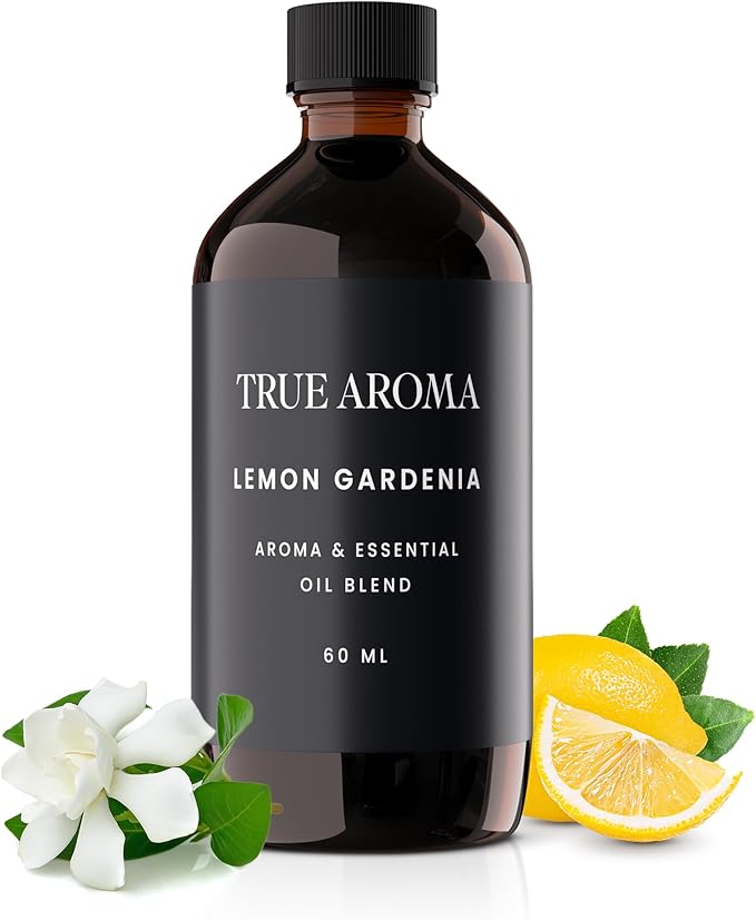 Lemon Gardenia Essential Oil | Lemon Gardenia Essential Oils for Aroma Diffusers | Lemon Essential Oil for Diffuser | Aromatherapy Essential Oils | Essential Oil Blends - 60 ML