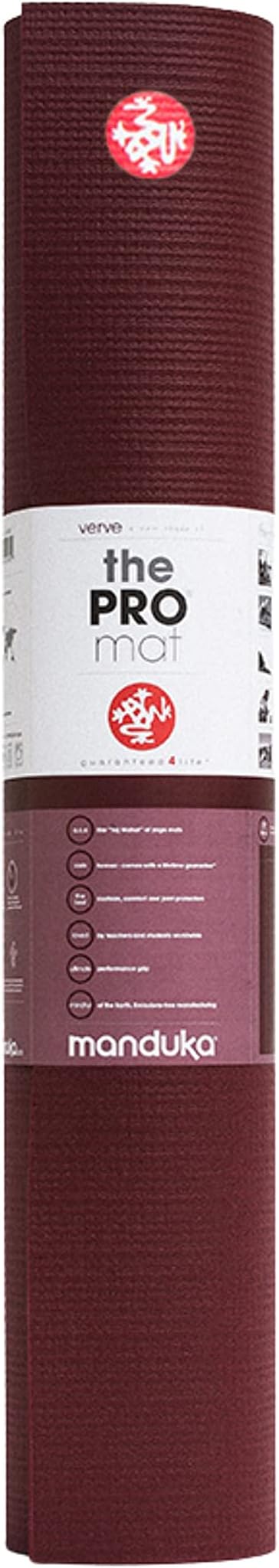 Manduka PRO Yoga Mat - 6mm | Lifetime Durability | Hygienic Construction | Premium Studio Quality | Teacher Approved