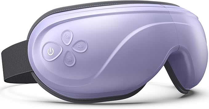 RENPHO Eye Massager with Heat, Birthday Valentines Day Gifts for Grandkids Mom Dad Women Men Face Massager, Heated Eye Mask for Improve Sleep Eyeris 2