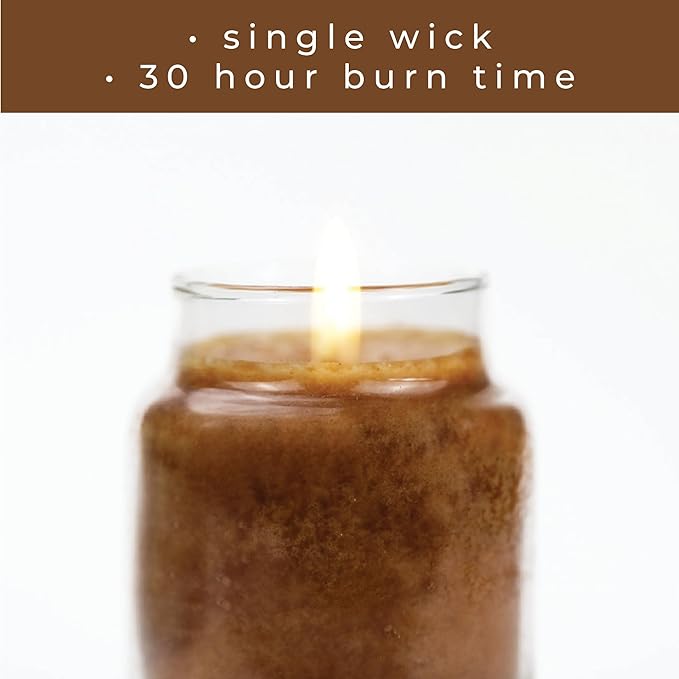 A Cheerful Giver - Warm & Gooey Cinnamon Buns Baby Scented Glass Jar Candle (6oz) with Lid & True to Life Fragrance Made in USA