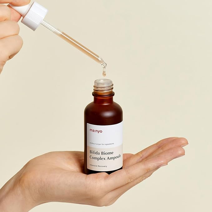 MANYO Bifida Biome Complex Ampoule Serum, Skin Rejuvenating and Skin Barrier Repair with 10 Types of Hyaluronic Acid & Probiotics, Glow Skin, Anti-aging, Korean Skincare 1.7 fl oz (50ml)