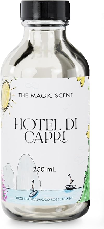 The Magic Scent Hotel Di Capri Hotel Scent Diffuser Oil - Cold-Air & Ultrasonic Fragrance Oil for Diffuser - HVAC scents Inspired by Capri, Italy - Essential Oils for Diffusers - 8.5 fl oz, 250 mL