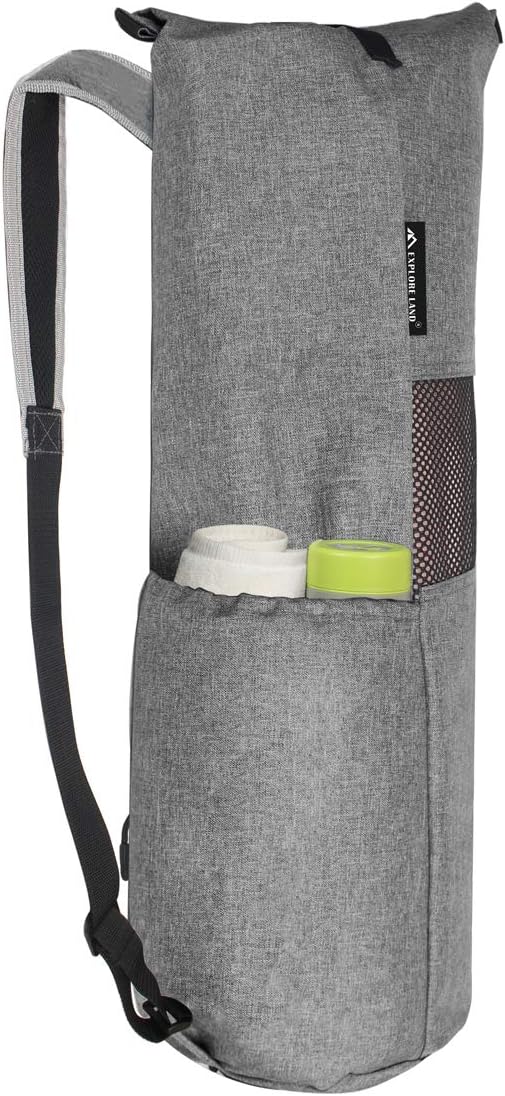 Explore Land Oxford Yoga Mat Storage Bag with Breathable Mesh Window and Large Pockets