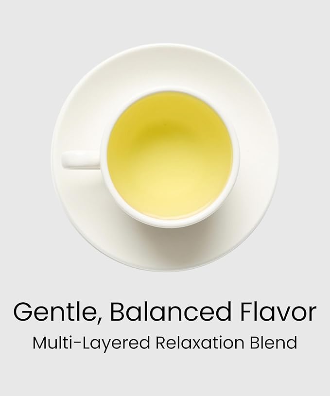 EZR Leaf Mint & Chamomile Herbal Tea 20 Pyramid Tea Bags 1.4 Once with Lemongrass Mint Leaves Caffeine Free Decaf Blend Natural Relaxing,Wellness Gift-Ready