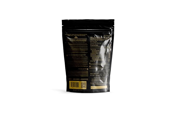 Canan Koska Turkish Coffee Medium Roast Ground Coffee 100% Arabica, Finely Ground for Rich Flavor and Smooth Texture, Ideal for Traditional Brewing in a Cezve - 3.5 Ounce (100g) - Pack Of 3