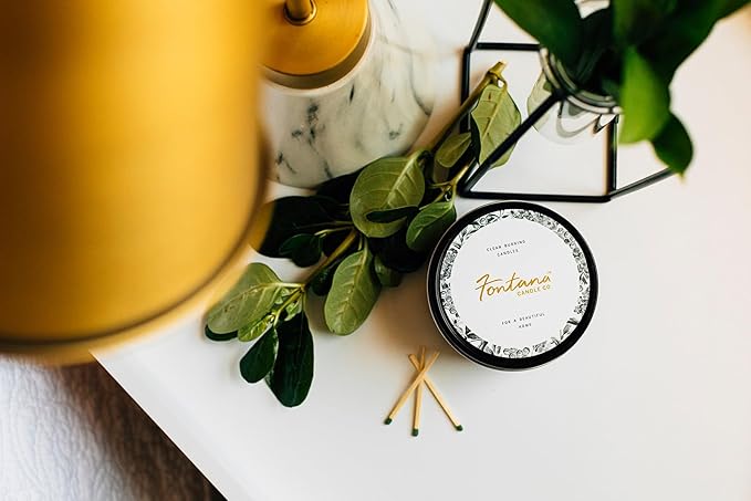 Fontana Candle Co. Celebration Collection, Best Dad Ever – 9oz Scented Candle with Beeswax, Coconut Oil & Essential Oils – Wood Wick, Clean Burn – Non-Toxic Candles for Home & Room Décor