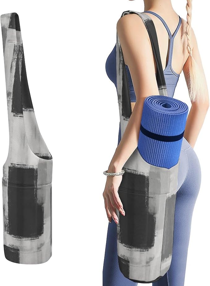 KKdskkds Fresh AvocadoYoga Mat Bag Large Opening Long Tote Yoga Mat with Pocket Fit Most Size Mats