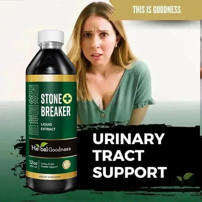 Stone Breaker 12oz – Organic Chanca Piedra Kidney Detox & Gallbladder Cleanse – Dissolves Kidney Stones & Gallstones Fast – Natural Stone Breaker Supplement for Detox and Crystal Flush – 1 Bottle