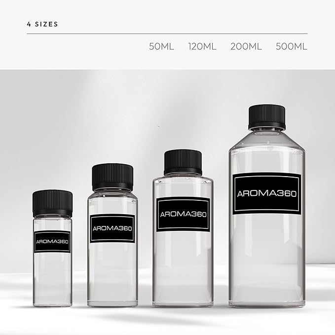 Aroma360 - Escapade Fragrance Oil Scent - Luxury Aromatherapy Scent Diffuser Oil - Hints of Lemon, Ocean, Bergamot, & Fragrant Jasmine - for Essential Oil Diffusers - for Home & Office - 120mL