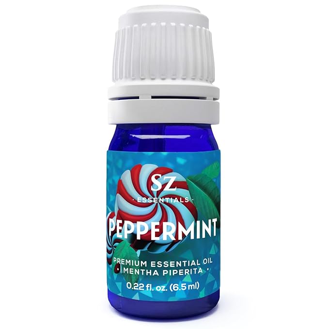 Peppermint Essential Oil – Mentha Piperita – 100% Pure & Natural – Fresh, Cool, & Minty Aroma for Diffuser, Aromatherapy, Perfumery & DIY Blends – Therapeutic Grade – Undiluted – 6.5mL